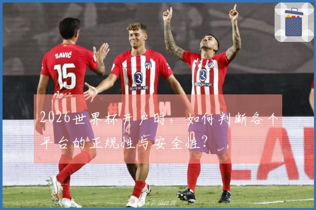 2026世界杯开户时，如何判断各个平台的正规性与安全性？