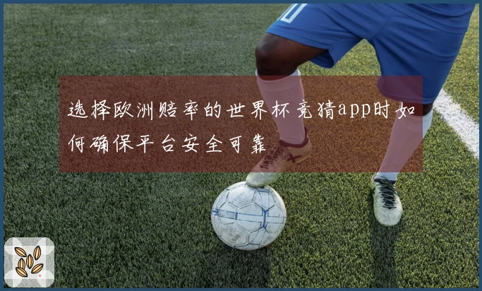 选择欧洲赔率的世界杯竞猜app时如何确保平台安全可靠